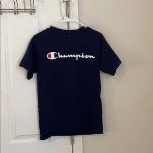 Champion navy blue tee